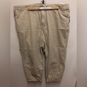 New with tags, Old Navy High-Waisted OGC Chino Pants, tan/cream size 3x
